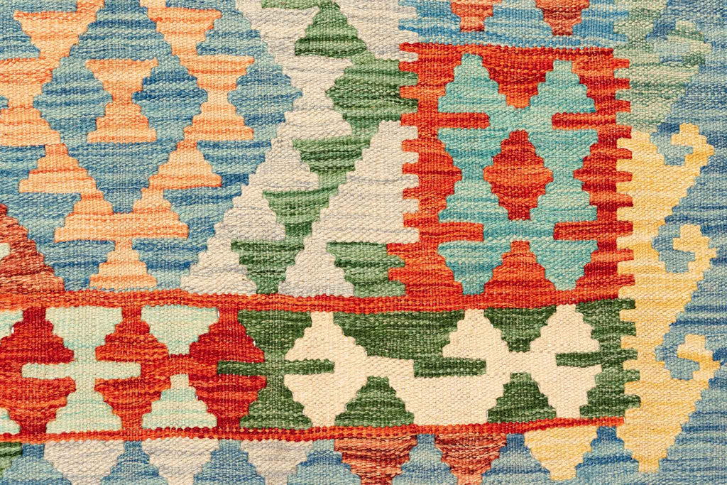 Afghanischer Kelim – 242 × 170 cm – handgewebt aus Schurwolle