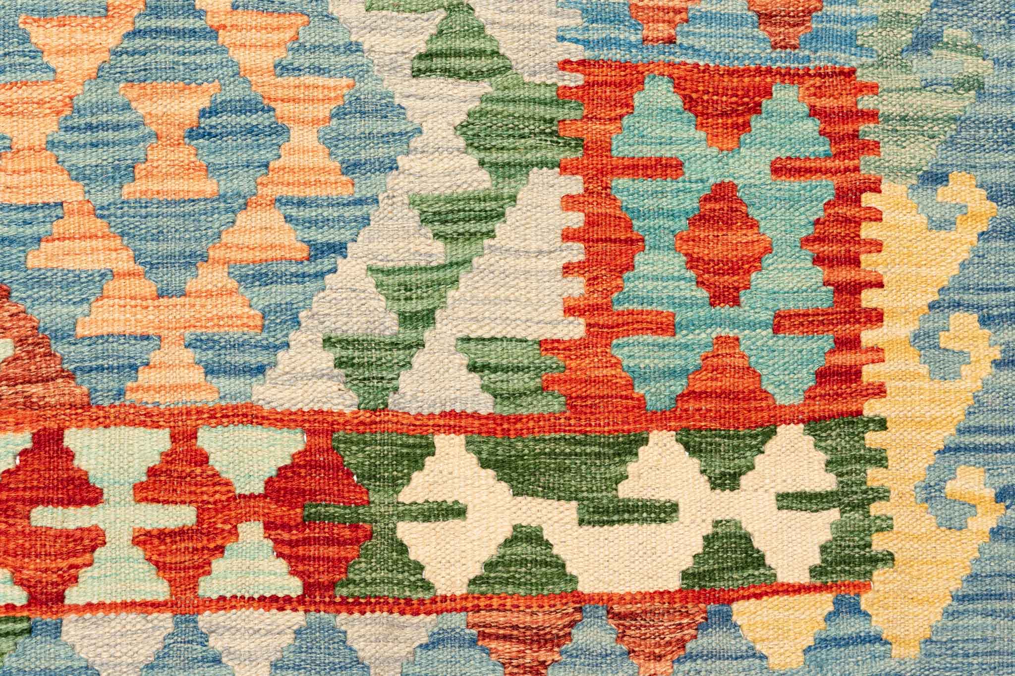 Afghanischer Kelim – 242 × 170 cm – handgewebt aus Schurwolle