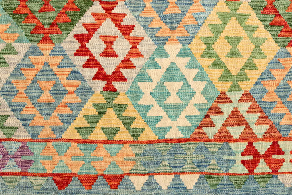 Afghanischer Kelim – 242 × 170 cm – handgewebt aus Schurwolle