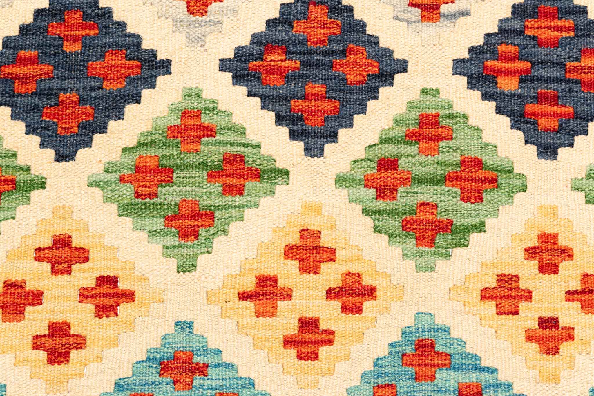 Afghanischer Kelim – 248 × 177 cm – handgewebt aus Schurwolle