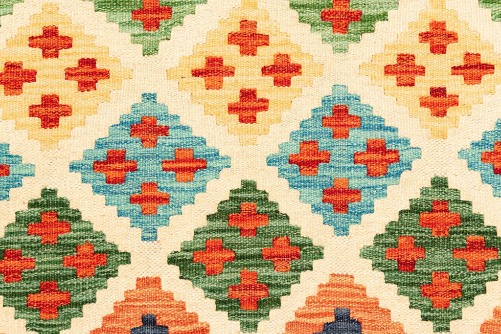 Afghanischer Kelim – 248 × 177 cm – handgewebt aus Schurwolle