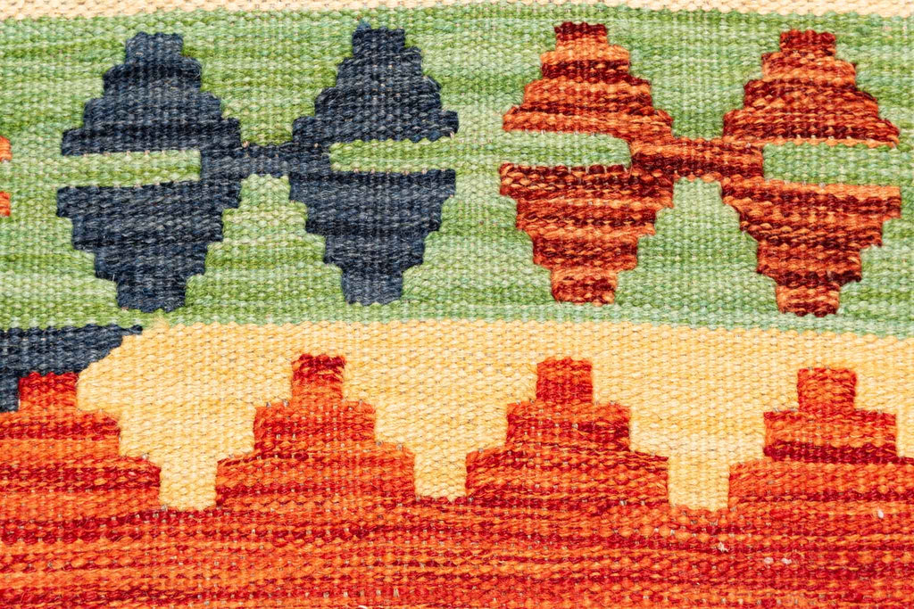 Afghanischer Kelim – 248 × 177 cm – handgewebt aus Schurwolle