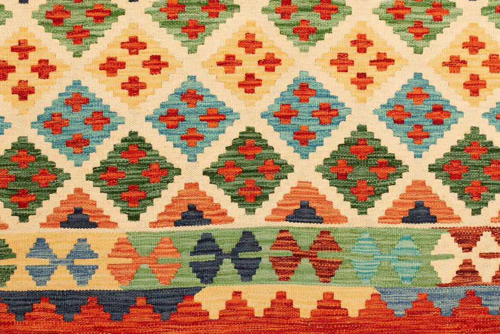 Afghanischer Kelim – 248 × 177 cm – handgewebt aus Schurwolle