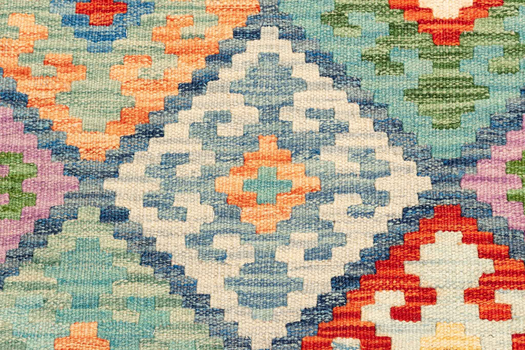 Afghanischer Kelim – 252 × 174 cm – handgewebt aus Schurwolle