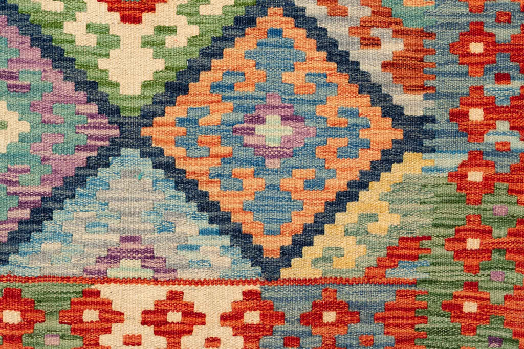 Afghanischer Kelim – 252 × 174 cm – handgewebt aus Schurwolle