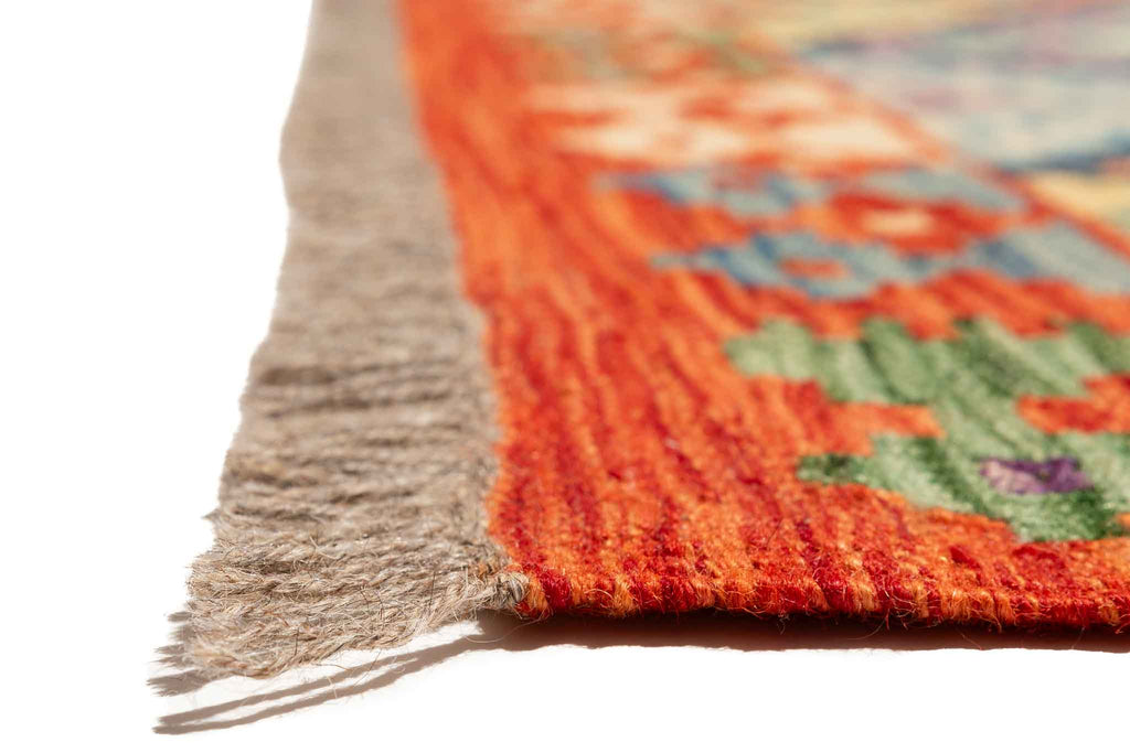 Afghanischer Kelim – 252 × 174 cm – handgewebt aus Schurwolle