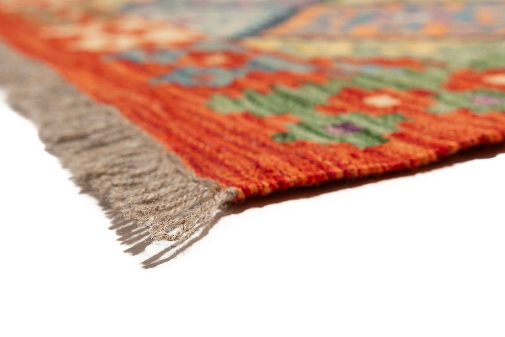 Afghanischer Kelim – 252 × 174 cm – handgewebt aus Schurwolle