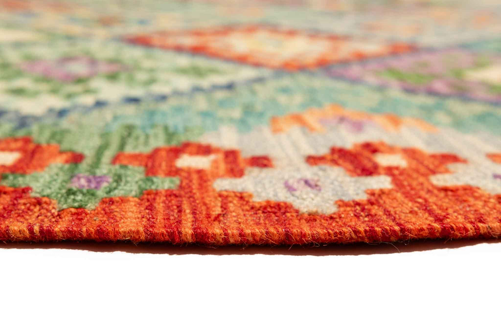 Afghanischer Kelim – 252 × 174 cm – handgewebt aus Schurwolle