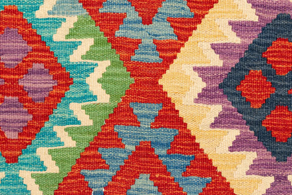 Afghanischer Kelim – 300 × 207 cm – handgewebt aus Schurwolle