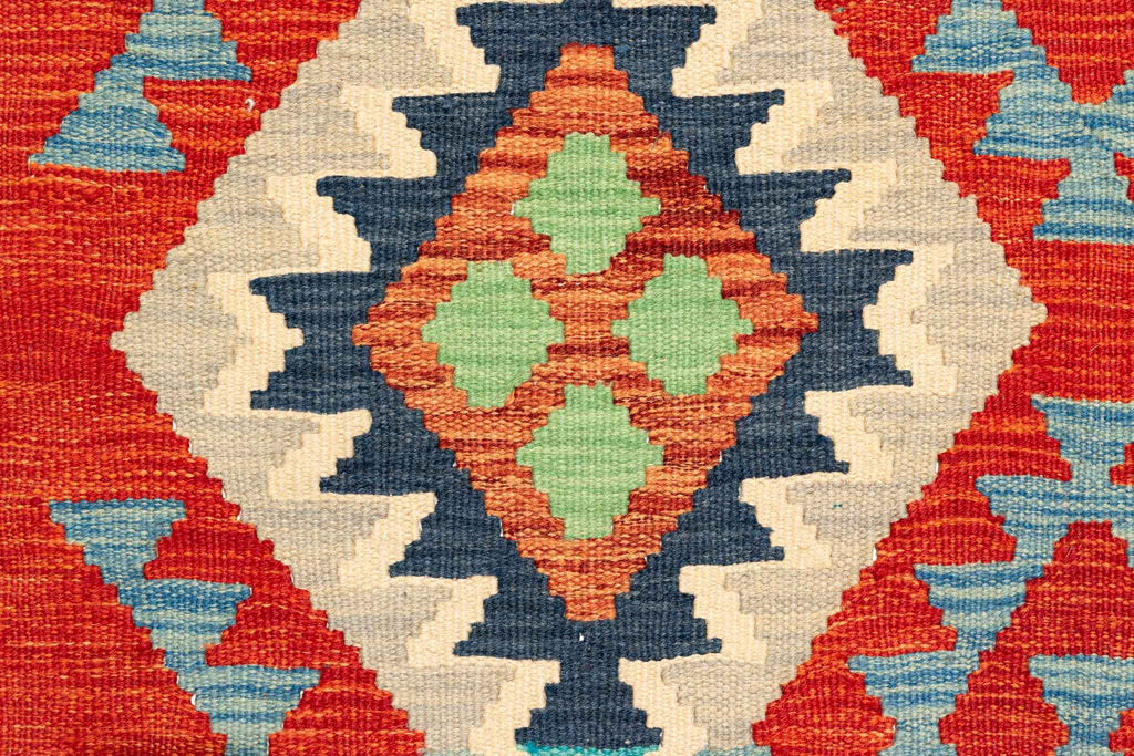 Afghanischer Kelim – 300 × 207 cm – handgewebt aus Schurwolle