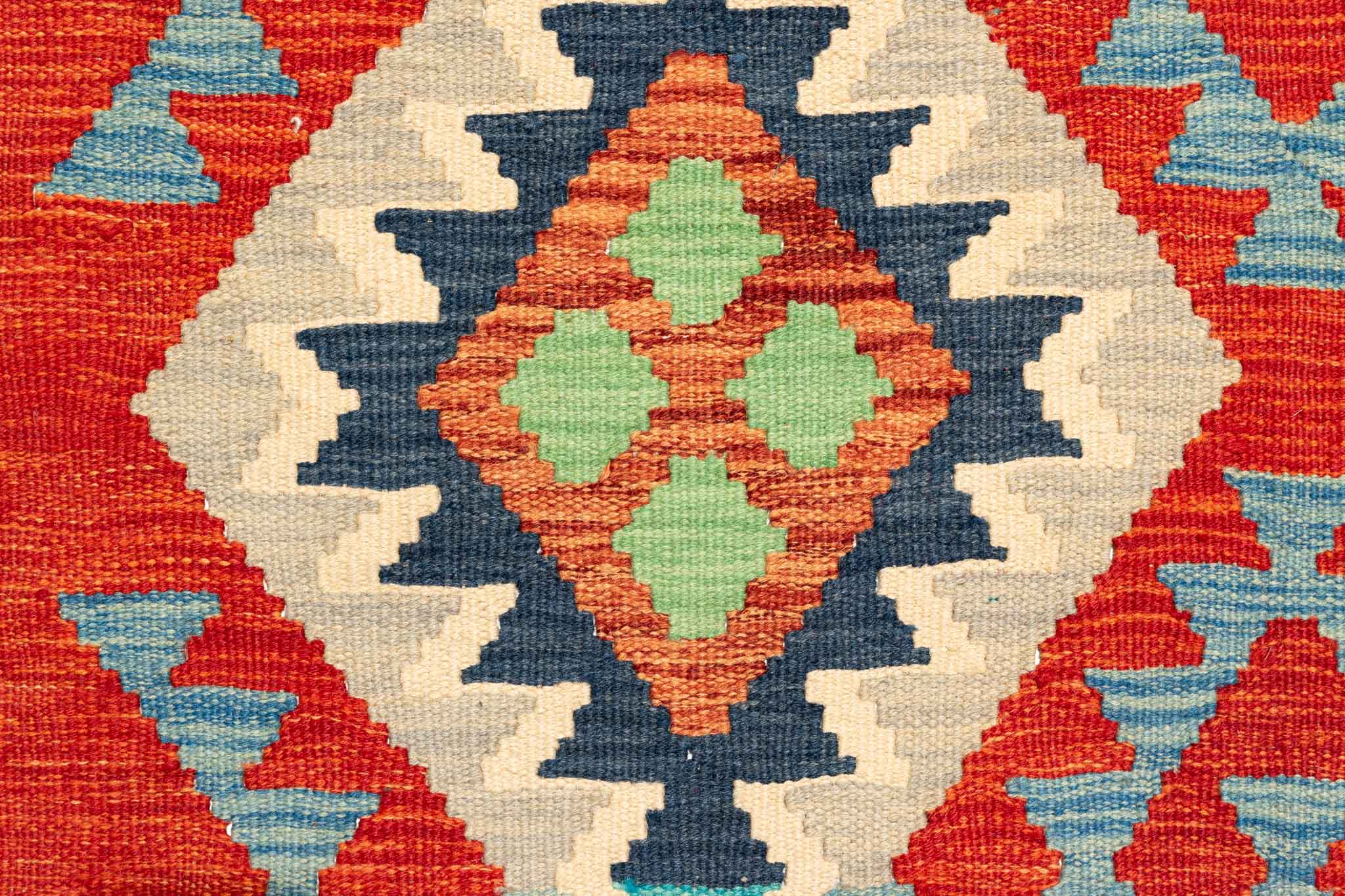 Afghanischer Kelim – 300 × 207 cm – handgewebt aus Schurwolle