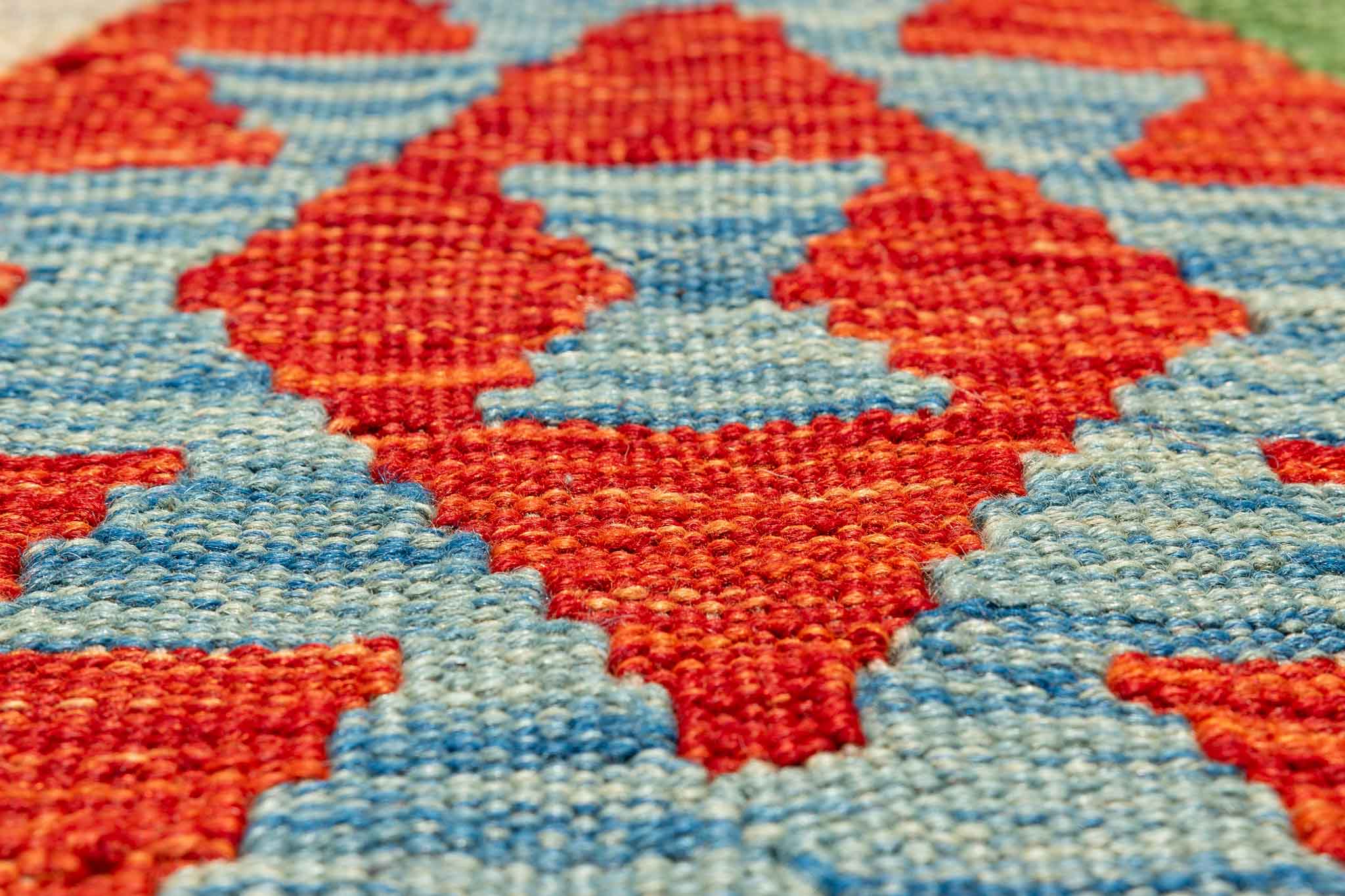 Afghanischer Kelim – 300 × 207 cm – handgewebt aus Schurwolle