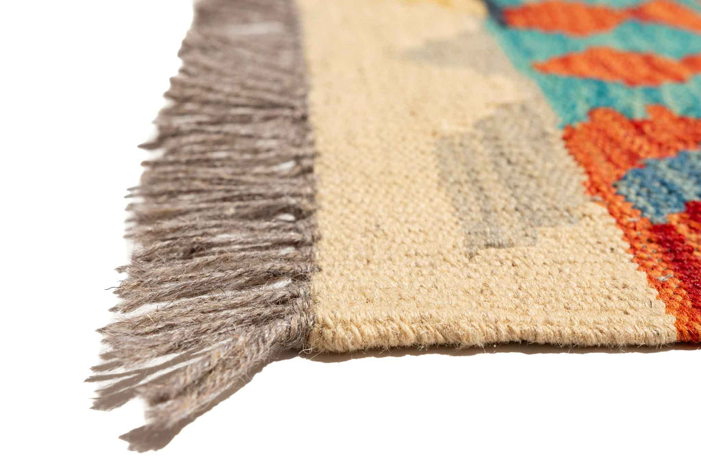 Afghanischer Kelim – 300 × 207 cm – handgewebt aus Schurwolle