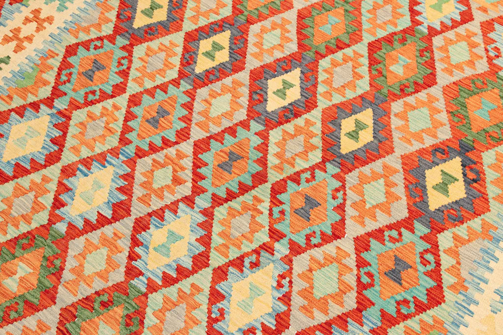 Afghanischer Kelim – 298 × 201 cm – handgewebt aus Schurwolle