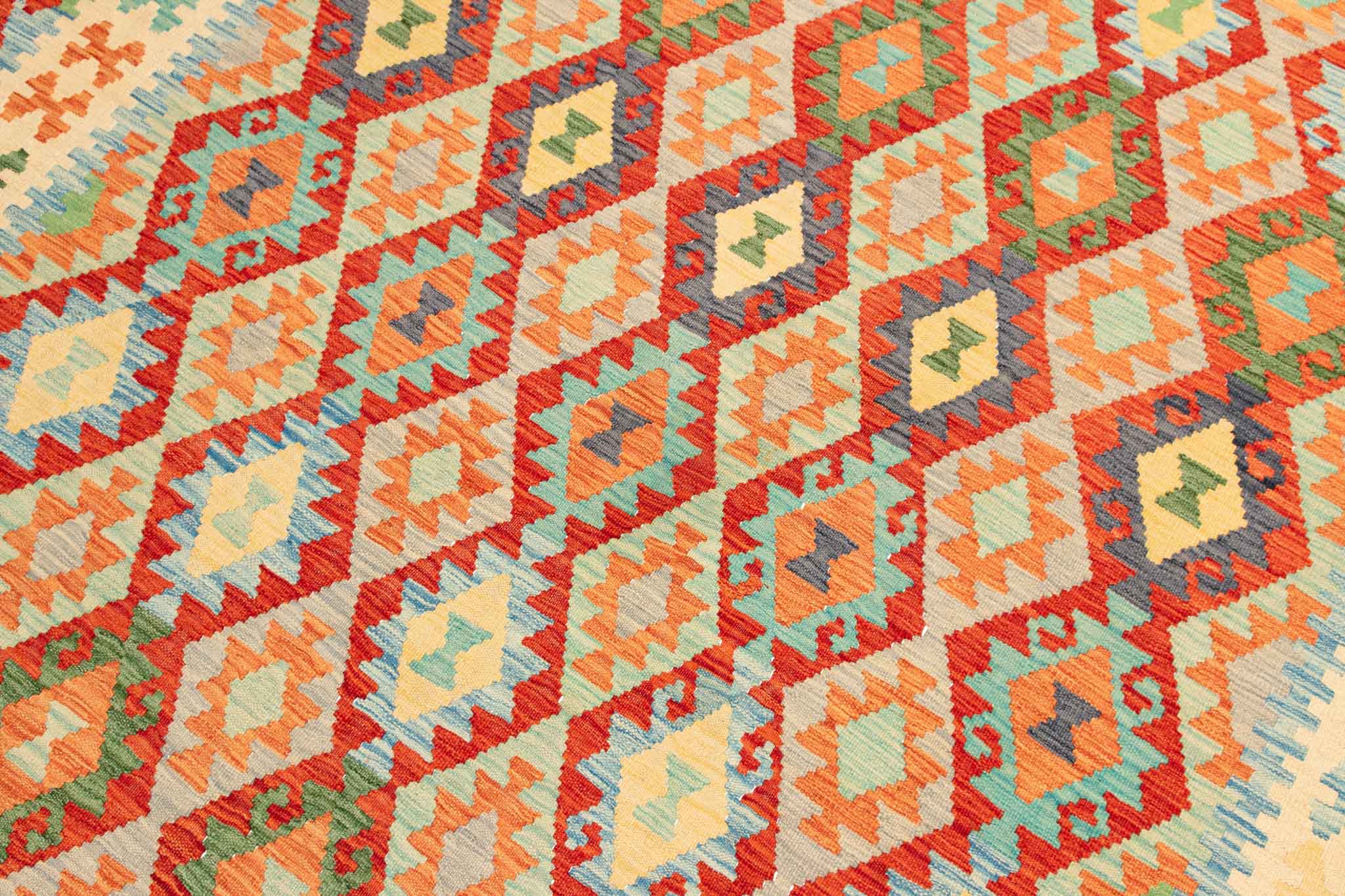 Afghanischer Kelim – 298 × 201 cm – handgewebt aus Schurwolle