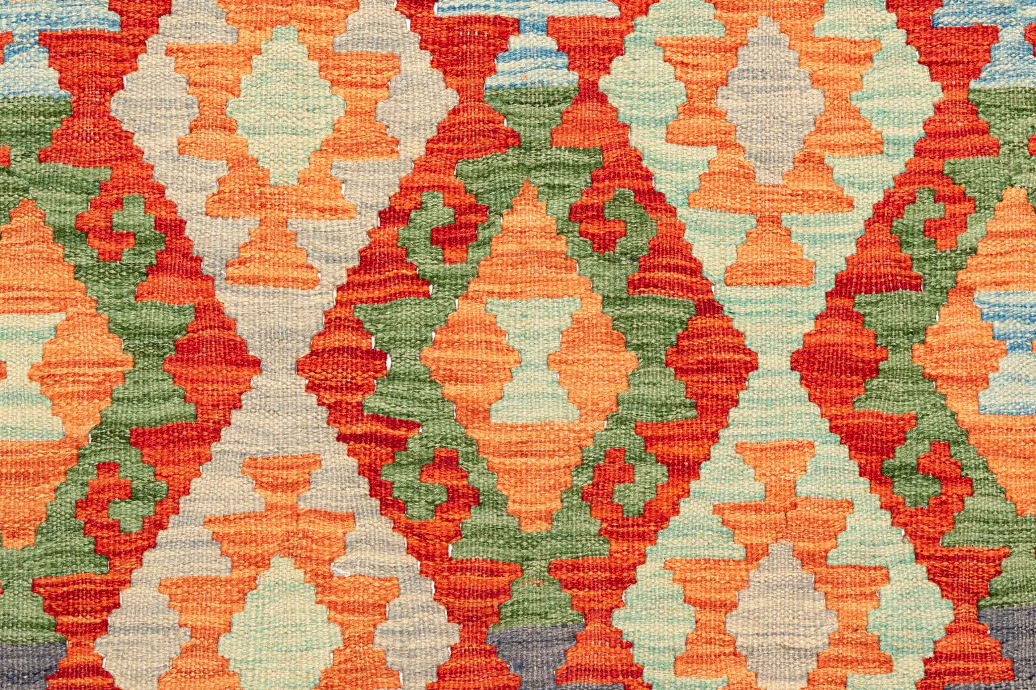 Afghanischer Kelim – 298 × 201 cm – handgewebt aus Schurwolle