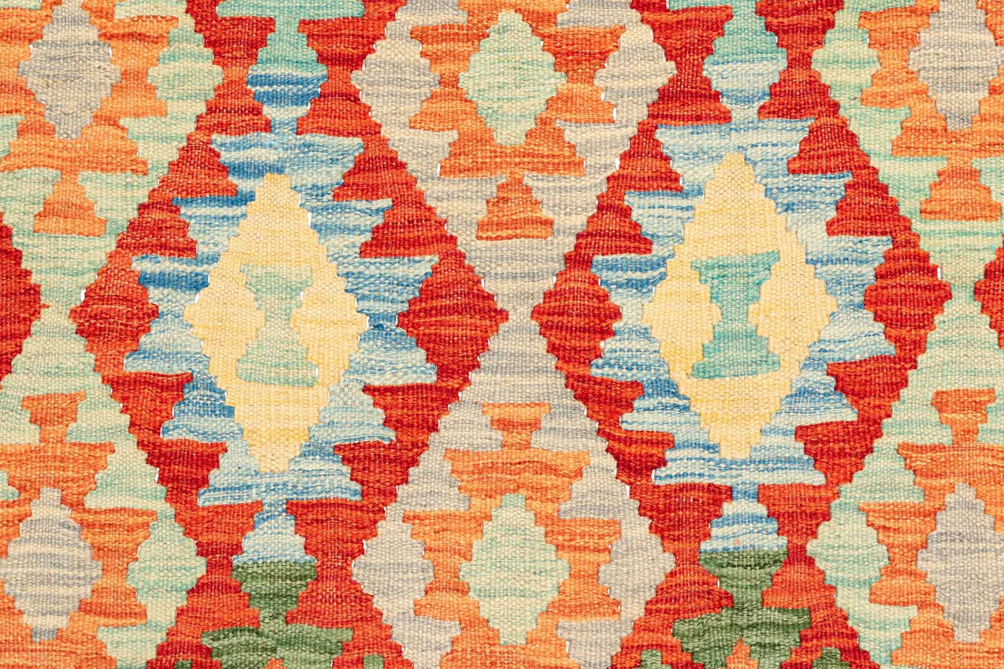 Afghanischer Kelim – 298 × 201 cm – handgewebt aus Schurwolle