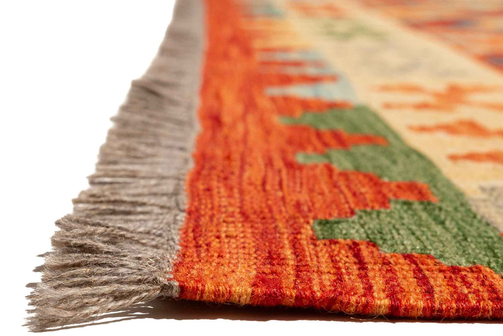 Afghanischer Kelim – 298 × 201 cm – handgewebt aus Schurwolle