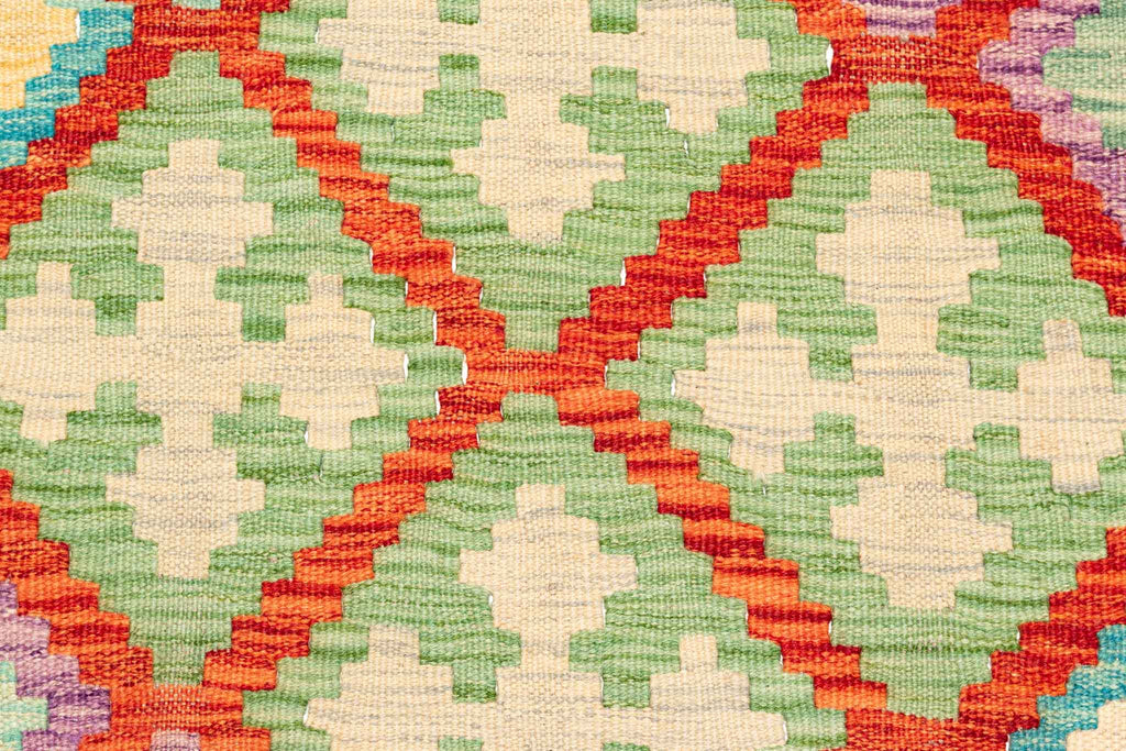 Afghanischer Kelim – 292 × 203 cm – handgewebt aus Schurwolle