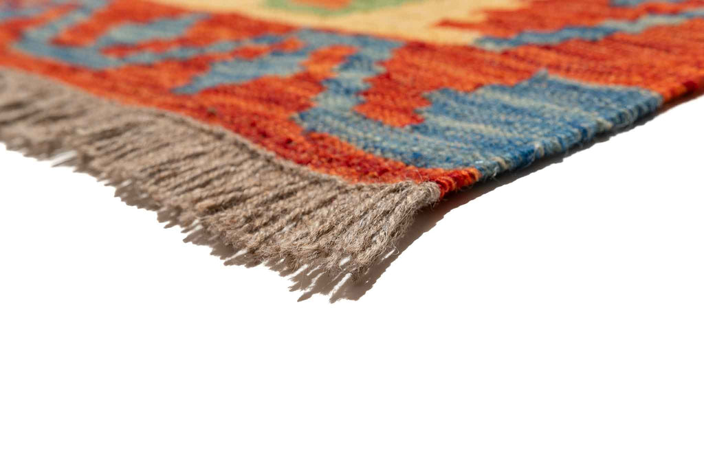 Afghanischer Kelim – 292 × 203 cm – handgewebt aus Schurwolle