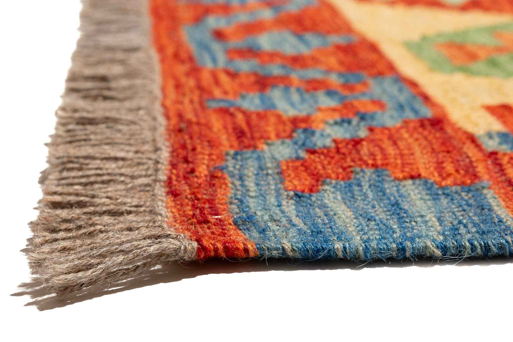 Afghanischer Kelim – 292 × 203 cm – handgewebt aus Schurwolle