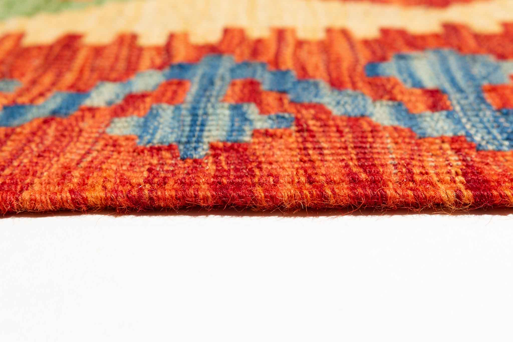 Afghanischer Kelim – 292 × 203 cm – handgewebt aus Schurwolle