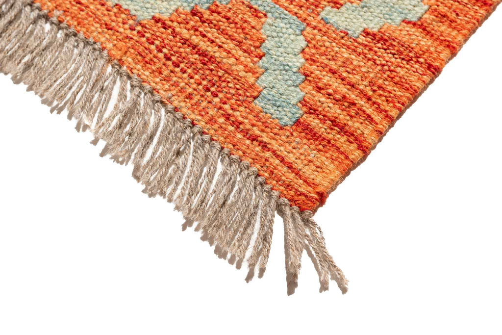 Afghanischer Kelim – 295 × 204 cm – handgewebt aus Schurwolle