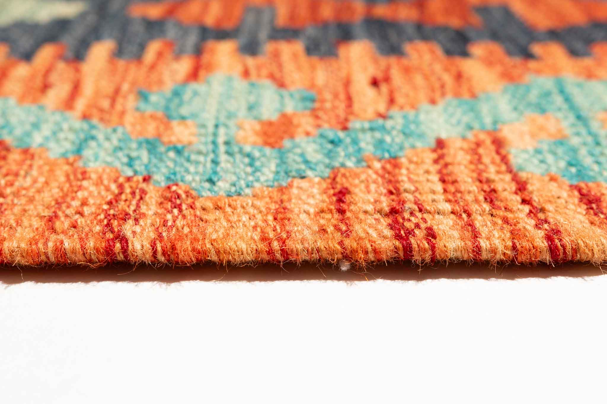 Afghanischer Kelim – 295 × 204 cm – handgewebt aus Schurwolle