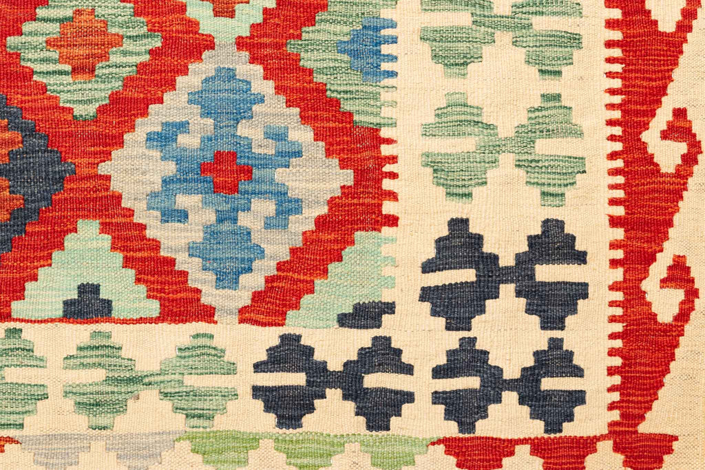Afghanischer Kelim – 297 × 202 cm – handgewebt aus Schurwolle