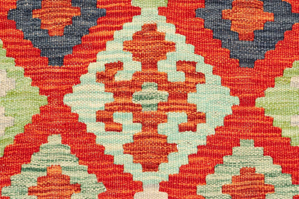 Afghanischer Kelim – 297 × 202 cm – handgewebt aus Schurwolle