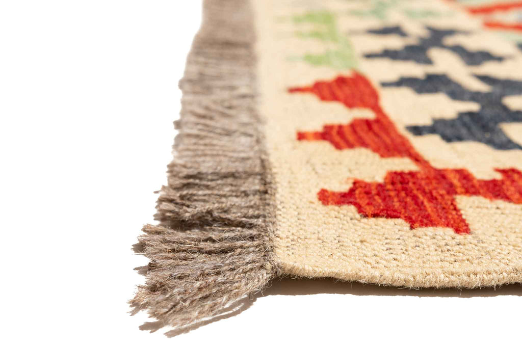 Afghanischer Kelim – 297 × 202 cm – handgewebt aus Schurwolle