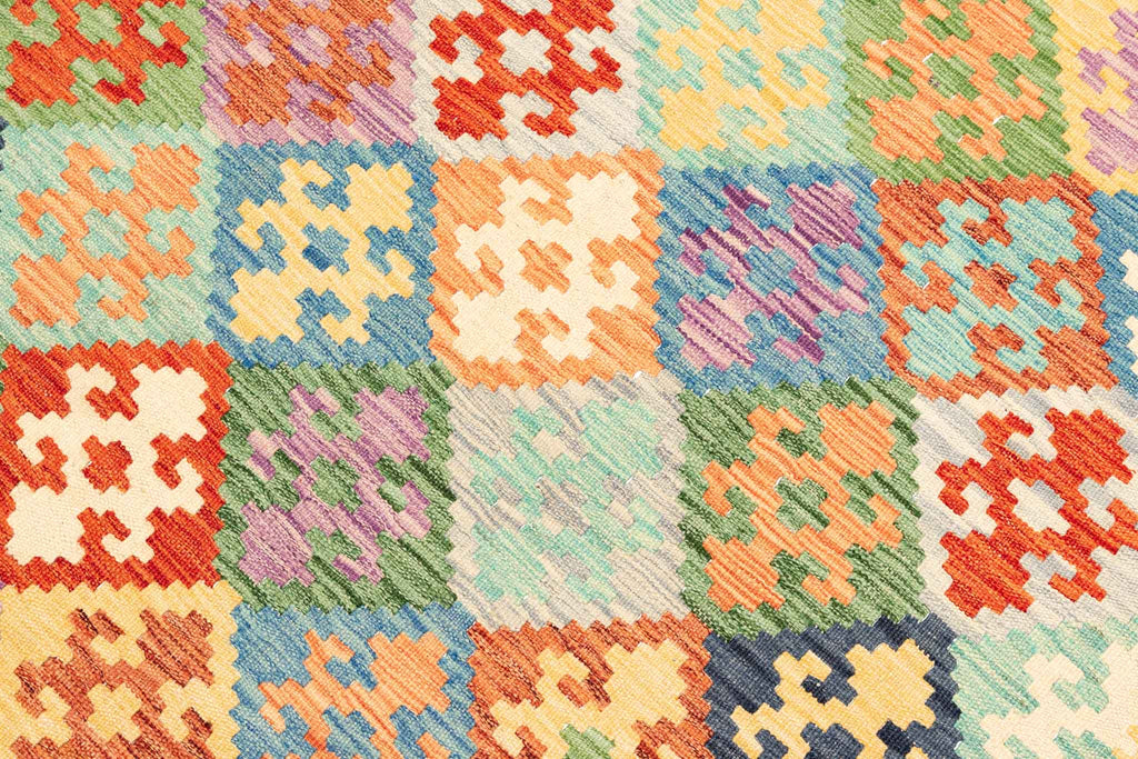 Afghanischer Kelim – 299 × 200 cm – handgewebt aus Schurwolle