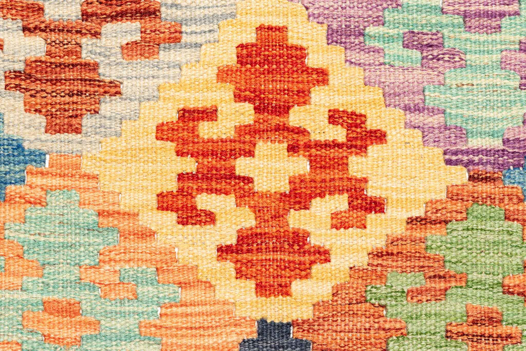 Afghanischer Kelim – 299 × 200 cm – handgewebt aus Schurwolle