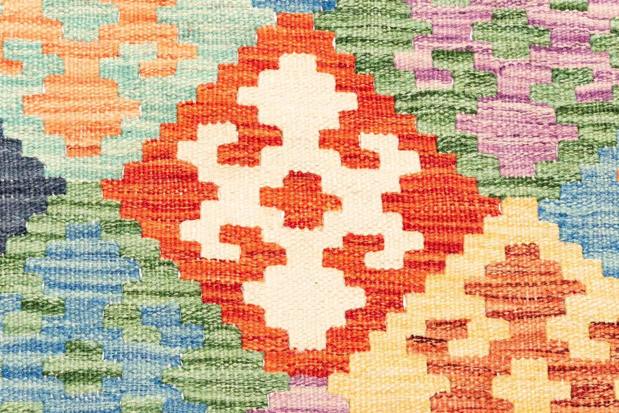 Afghanischer Kelim – 299 × 200 cm – handgewebt aus Schurwolle