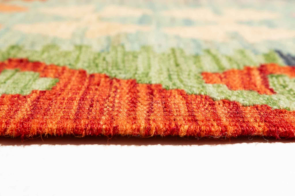 Afghanischer Kelim – 299 × 200 cm – handgewebt aus Schurwolle