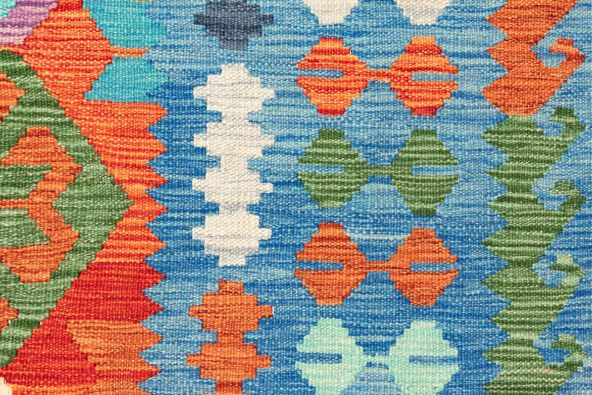 Afghanischer Kelim – 289 × 196 cm – handgewebt aus Schurwolle