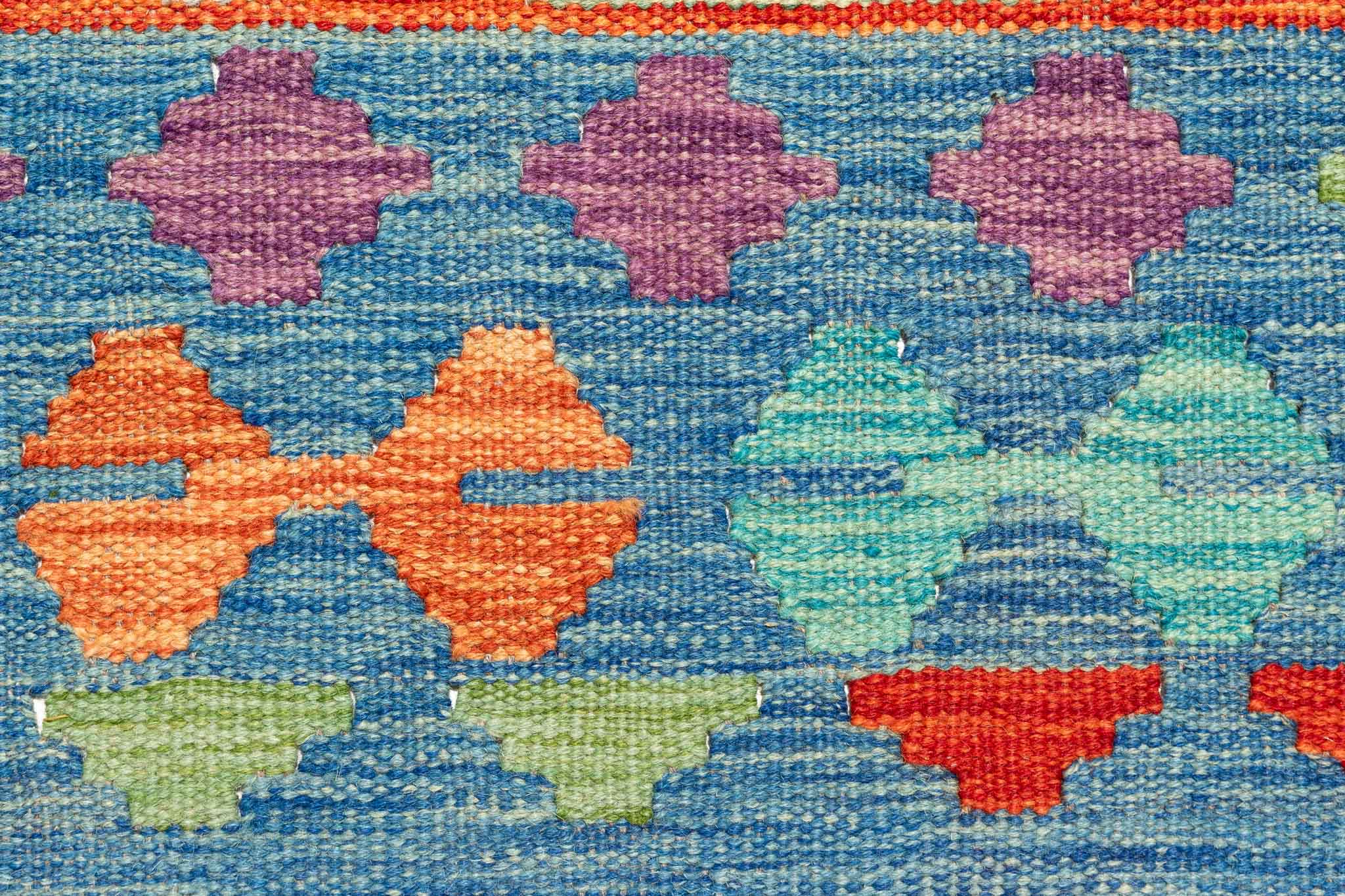 Afghanischer Kelim – 289 × 196 cm – handgewebt aus Schurwolle