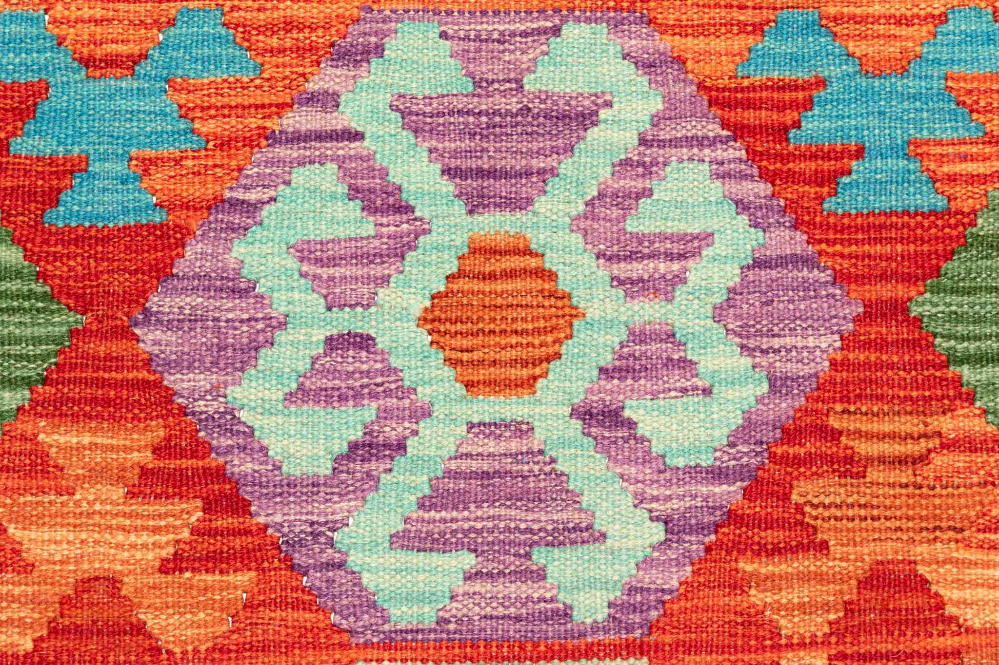 Afghanischer Kelim – 289 × 196 cm – handgewebt aus Schurwolle