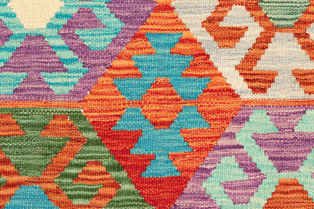 Afghanischer Kelim – 289 × 196 cm – handgewebt aus Schurwolle