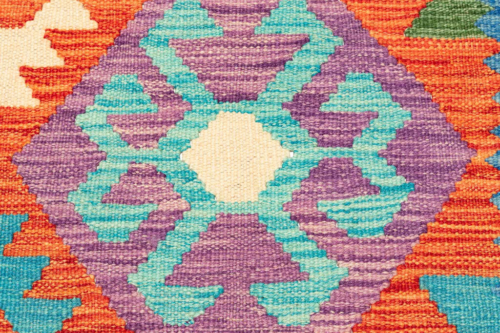 Afghanischer Kelim – 289 × 196 cm – handgewebt aus Schurwolle