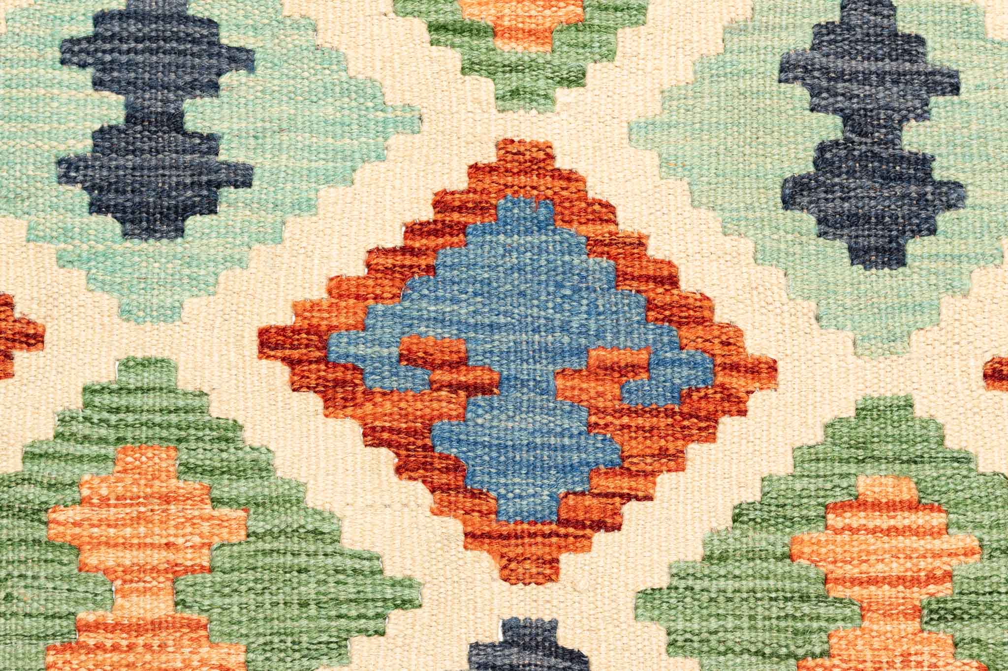 Afghanischer Kelim – 293 × 200 cm – handgewebt aus Schurwolle