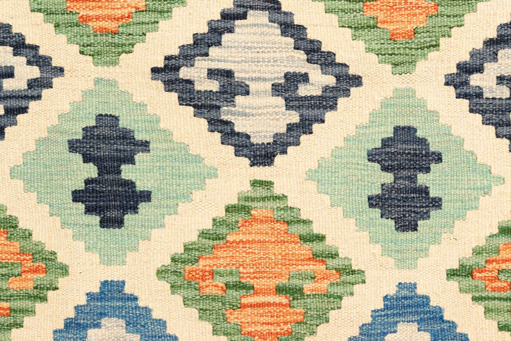 Afghanischer Kelim – 293 × 200 cm – handgewebt aus Schurwolle