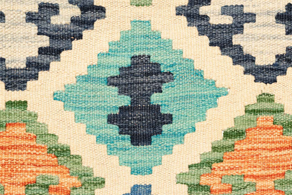 Afghanischer Kelim – 293 × 200 cm – handgewebt aus Schurwolle
