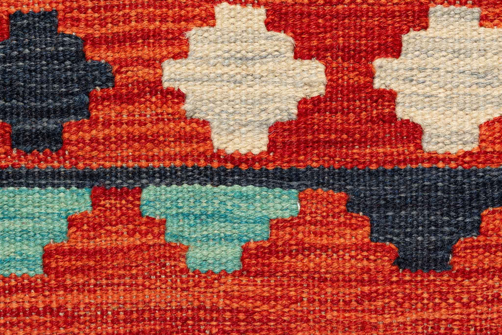 Afghanischer Kelim – 293 × 200 cm – handgewebt aus Schurwolle