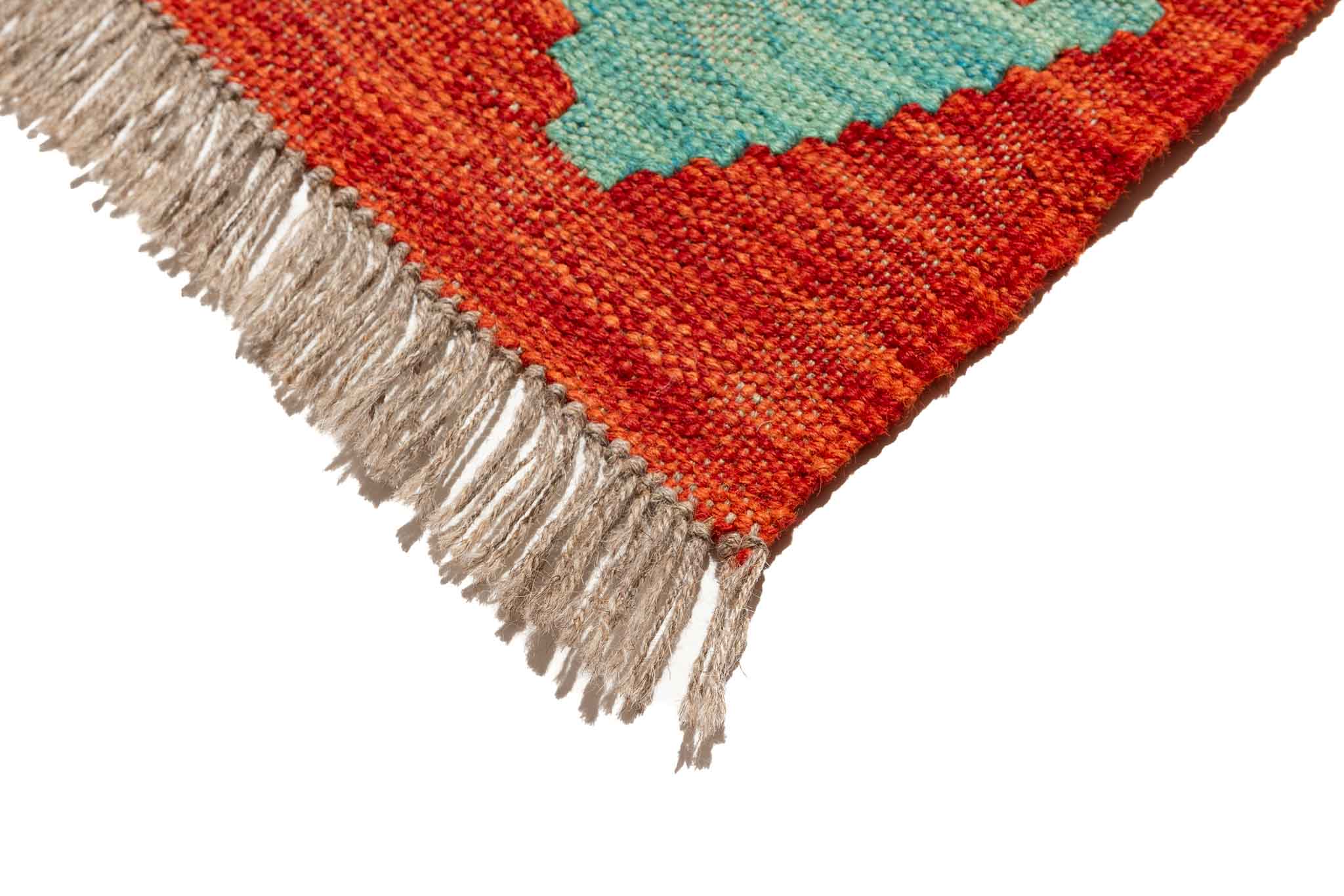 Afghanischer Kelim – 293 × 200 cm – handgewebt aus Schurwolle