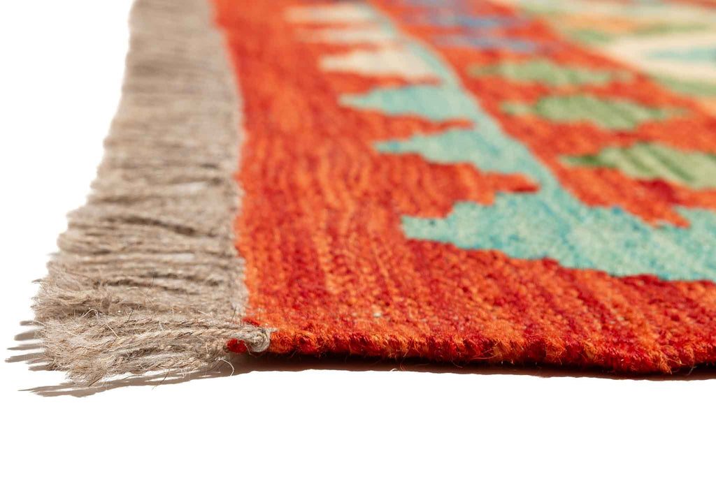 Afghanischer Kelim – 293 × 200 cm – handgewebt aus Schurwolle