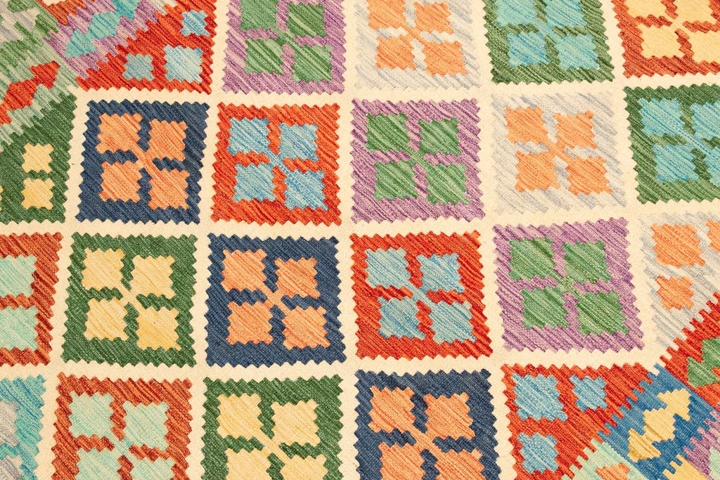 Afghanischer Kelim – 310 × 203 cm – handgewebt aus Schurwolle