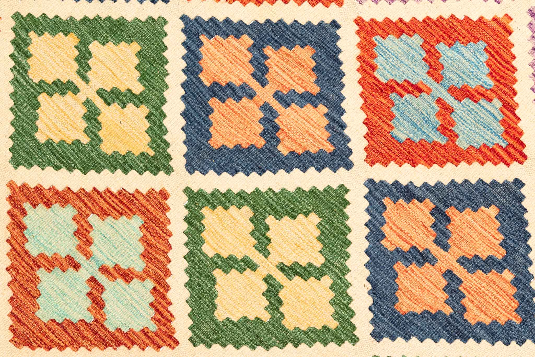 Afghanischer Kelim – 310 × 203 cm – handgewebt aus Schurwolle