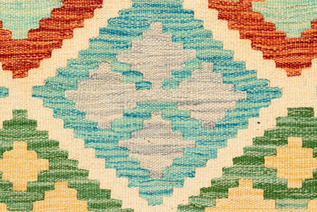 Afghanischer Kelim – 310 × 203 cm – handgewebt aus Schurwolle