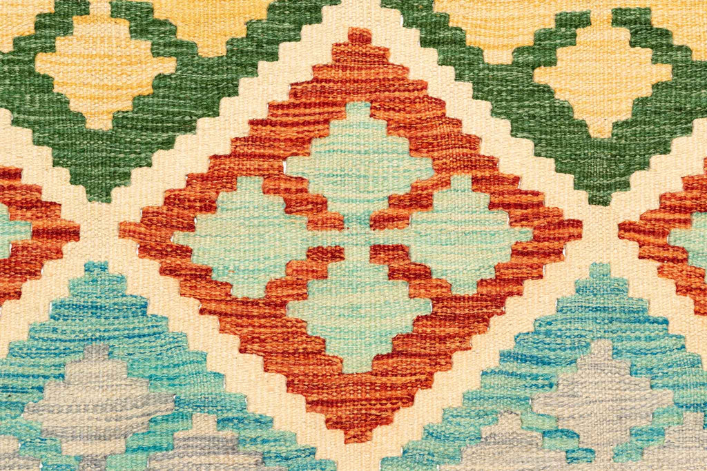 Afghanischer Kelim – 310 × 203 cm – handgewebt aus Schurwolle